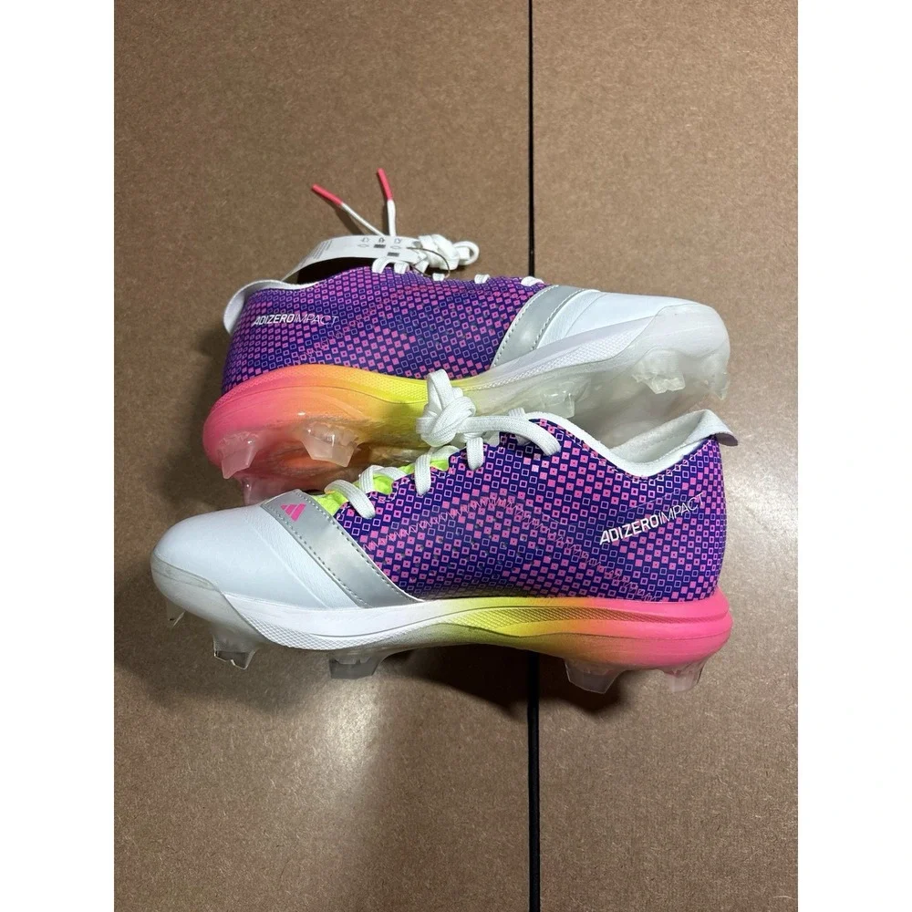 adidas Adizero Impact TPU Kids Warp Speed Baseball Cleats IH8097 Size 5 New